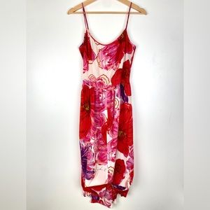 Vintage Ling-Shan Li New York Silk Floral Dress